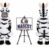 Classic Zebra Mascot Costume