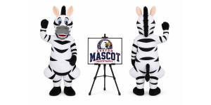 Classic Zebra Mascot Costume Classic Zebra Mascot Costume