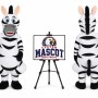 Classic Zebra Mascot Costume