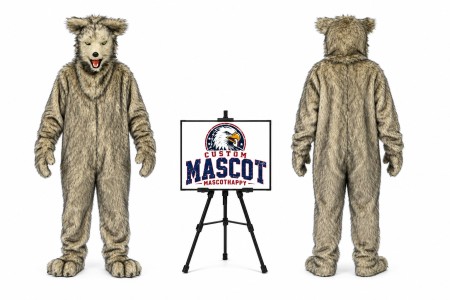Animal Wolf Fursuit Mascot Costume