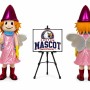Fairy Witch Mascot Costume for Parties