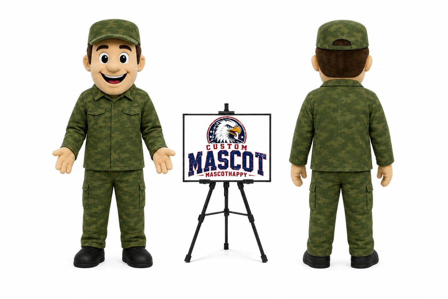 Soldier Mascot Costume Soldier Mascot Costume