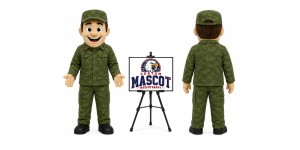 Soldier Mascot Costume Soldier Mascot Costume