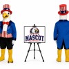 Uncle Sam Eagle Mascot Costume