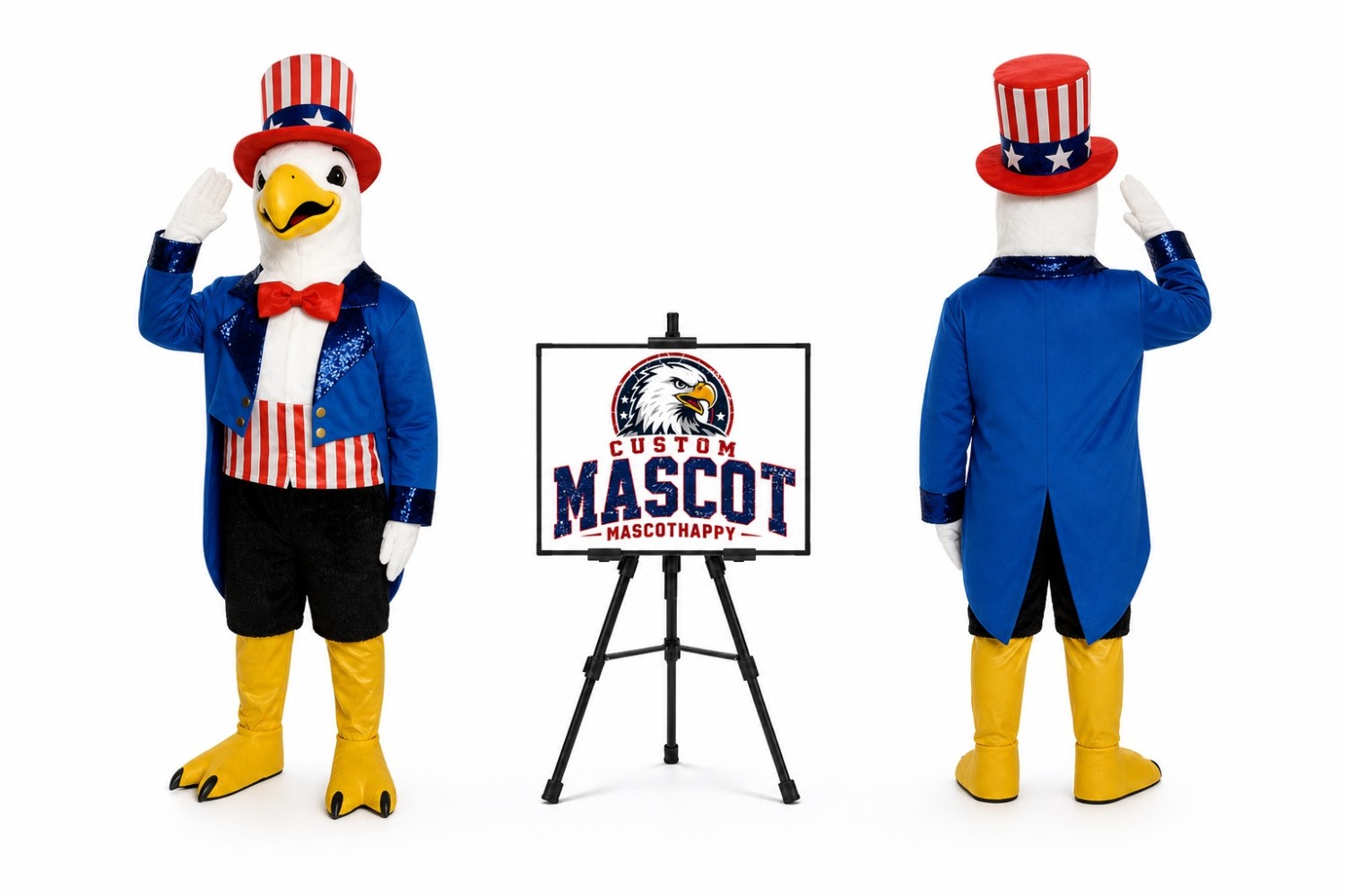 Uncle Sam Eagle Mascot Costume Uncle Sam Eagle Mascot Costume