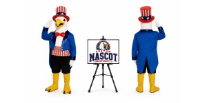 Uncle Sam Eagle Mascot Costume Uncle Sam Eagle Mascot Costume