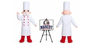 Adult Chef Cook Man Mascot Costume for Food Events Adult Chef Cook Man Mascot Costume for Food Events