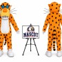 Adult Chester Cheetah Leopard Mascot Costume