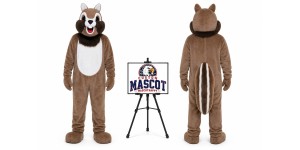 Brown Adult Chipmunk Squirrel Mascot Costume Brown Adult Chipmunk Squirrel Mascot Costume