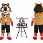 Cute Hamster Mascot Costume Animal Character Suit