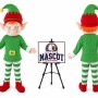 Adult Chirstmas Elf Mascot Costume
