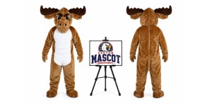 Brown Animal Moose Deer Christmas Mascot Costume for Christmas Events Brown Animal Moose Deer Christmas Mascot Costume for Christmas Events