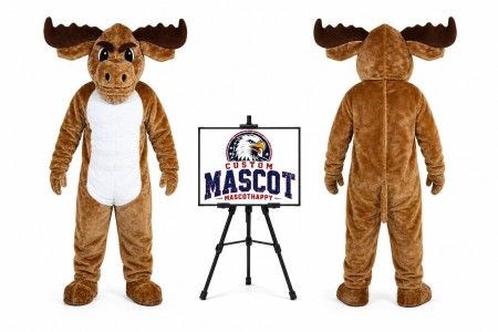 Animal Moose Deer Christmas Mascot Costume for Christmas Events