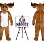 Animal Moose Deer Christmas Mascot Costume for Christmas Events