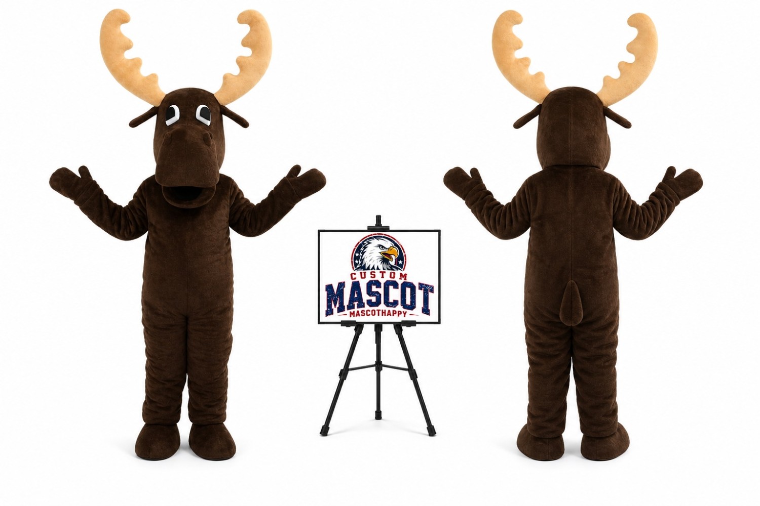 Adult Christmas Deer Mascot Costume for Christmas Events Adult Christmas Deer Mascot Costume for Christmas Events