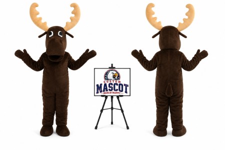 Adult Christmas Deer Mascot Costume for Christmas Events
