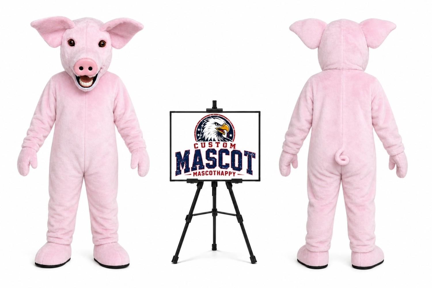 Animal pig Fursuit Head Mascot Head Mascot Costume Animal pig Fursuit Head Mascot Head Mascot Costume