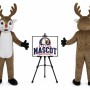Adult Christmas Nose Reindeer Mascot Costume for Christmas Events