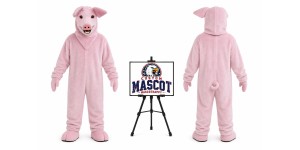 Pink Animal pig Fursuit Mascot Costume Pink Animal pig Fursuit Mascot Costume