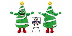 Adult Christmas Tree Mascot Costume for Christmas Events Adult Christmas Tree Mascot Costume for Christmas Events