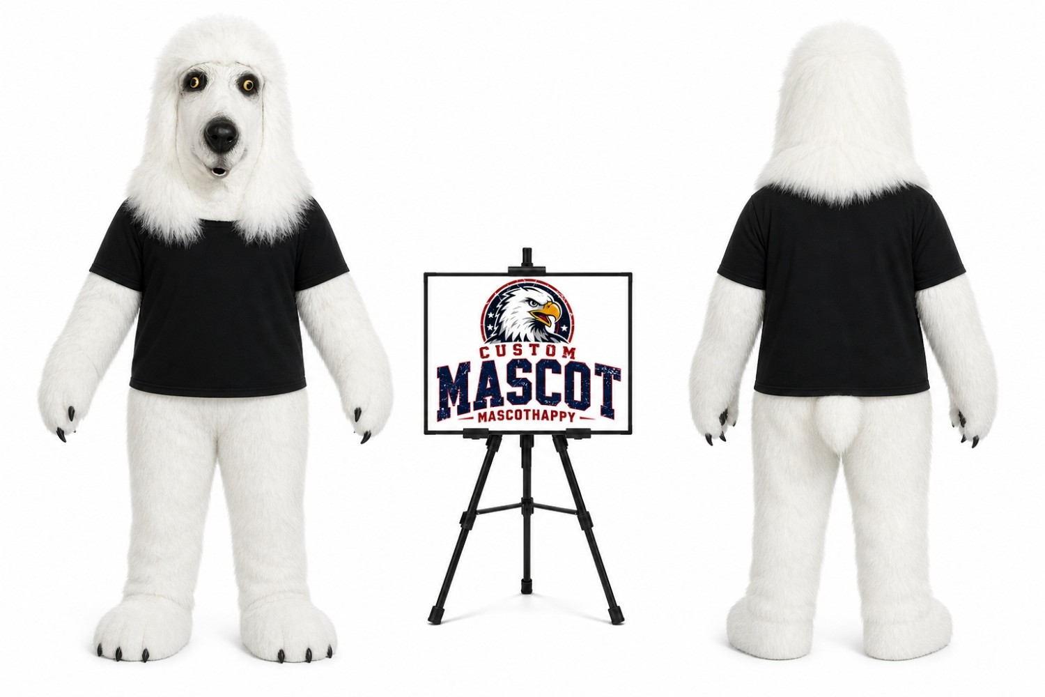 Animal Poodle dog Fursuit Head Mascot Head Mascot Costume Animal Poodle dog Fursuit Head Mascot Head Mascot Costume