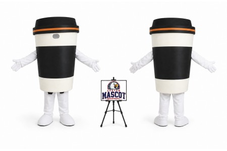 Adult Coffee Cup Mascot Costume