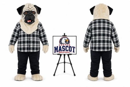 Animal Shar Pei Dog Fursuit Head Mascot Head Mascot Costume