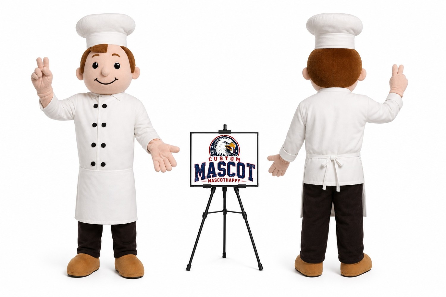 Adult Cook Mascot Costume for Food Events Adult Cook Mascot Costume for Food Events