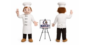 Adult Cook Mascot Costume for Food Events Adult Cook Mascot Costume for Food Events