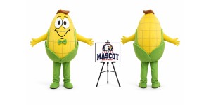 Adult Corn Mascot Costume for Food Events Adult Corn Mascot Costume for Food Events