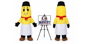 Adult Corn Mascot Costume for Food Events Adult Corn Mascot Costume for Food Events