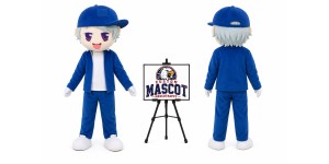 Adult Teenage Boy Mascot Costume Adult Teenage Boy Mascot Costume
