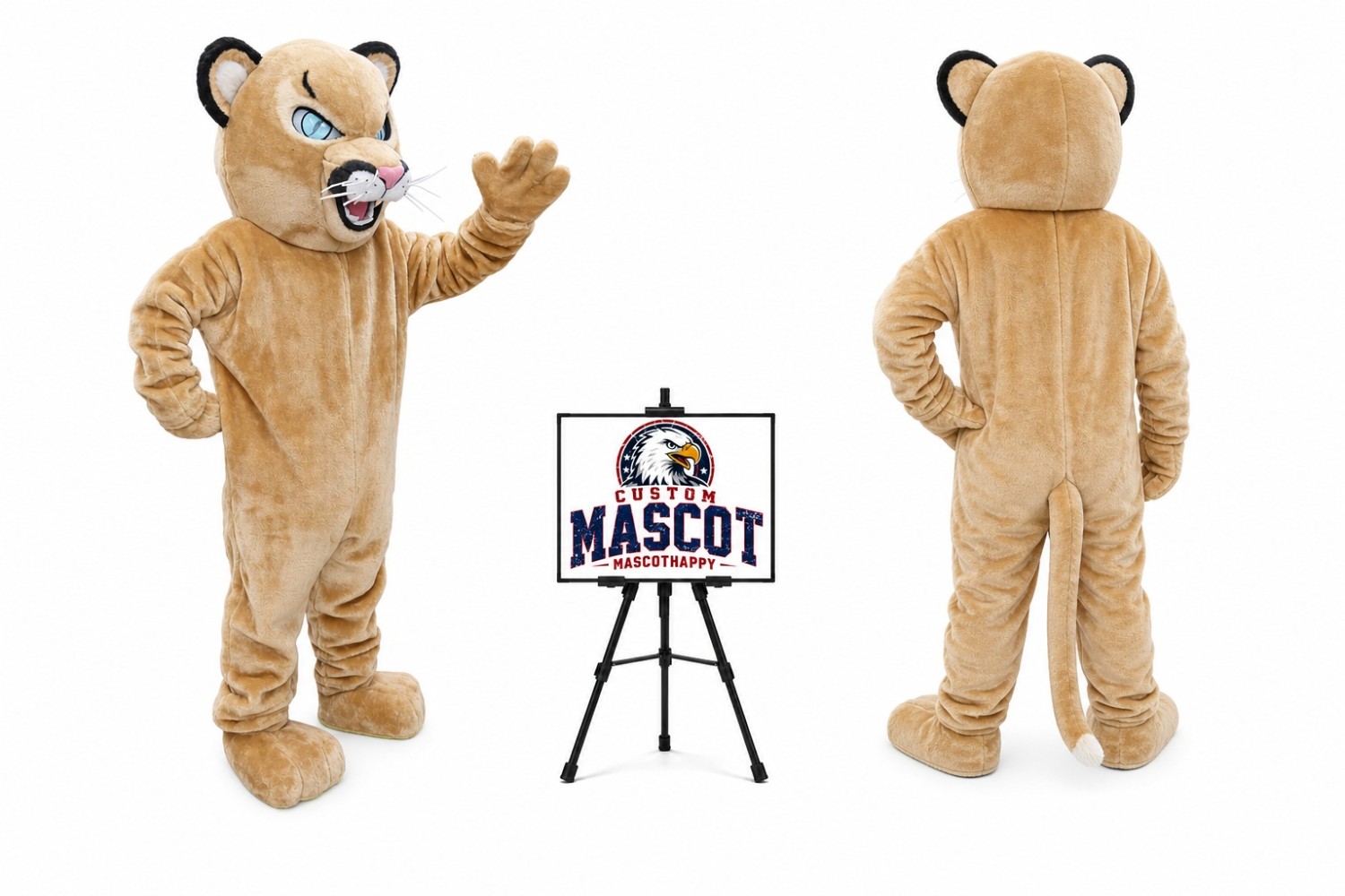 Adult Cougar Mascot Costume Adult Cougar Mascot Costume