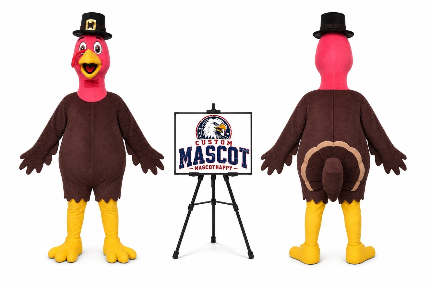 Animal Turkey Mascot Costume Animal Turkey Mascot Costume