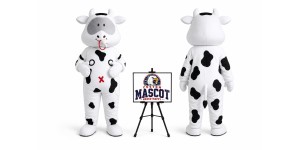 Adult Cow Mascot Costume