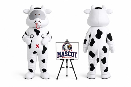 Adult Cow Mascot Costume