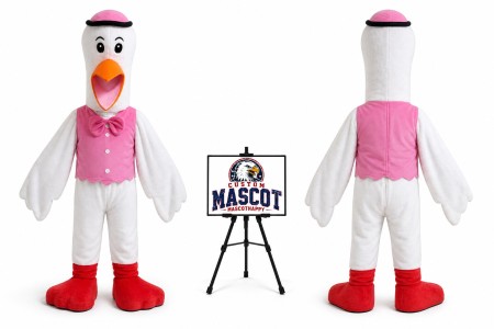 Adult Crane Mascot Costume