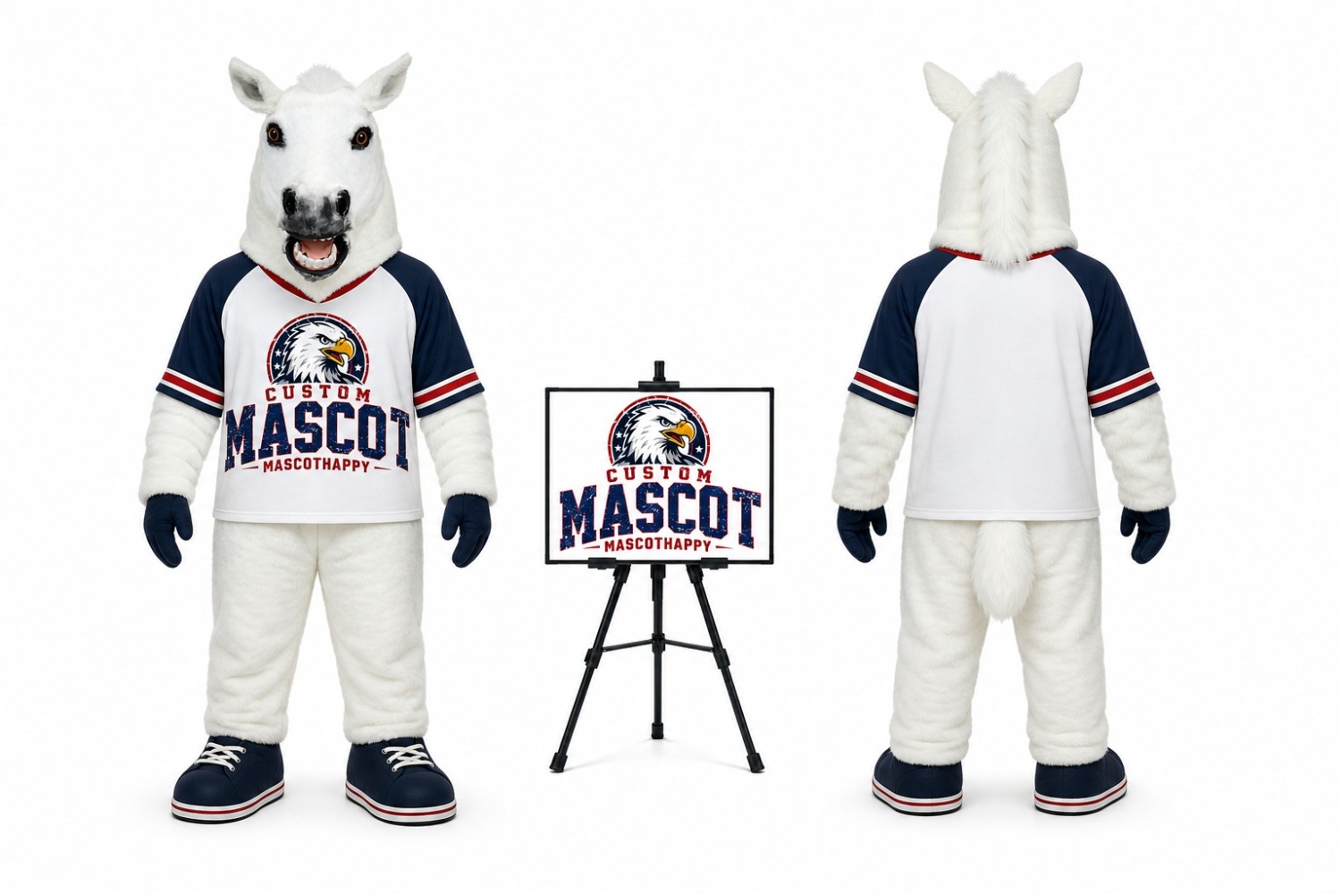 Animal horse Fursuit Head Mascot Head Mascot Costume Animal horse Fursuit Head Mascot Head Mascot Costume