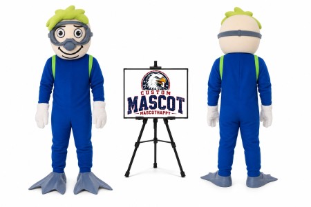 Adult Diver Mascot Costume