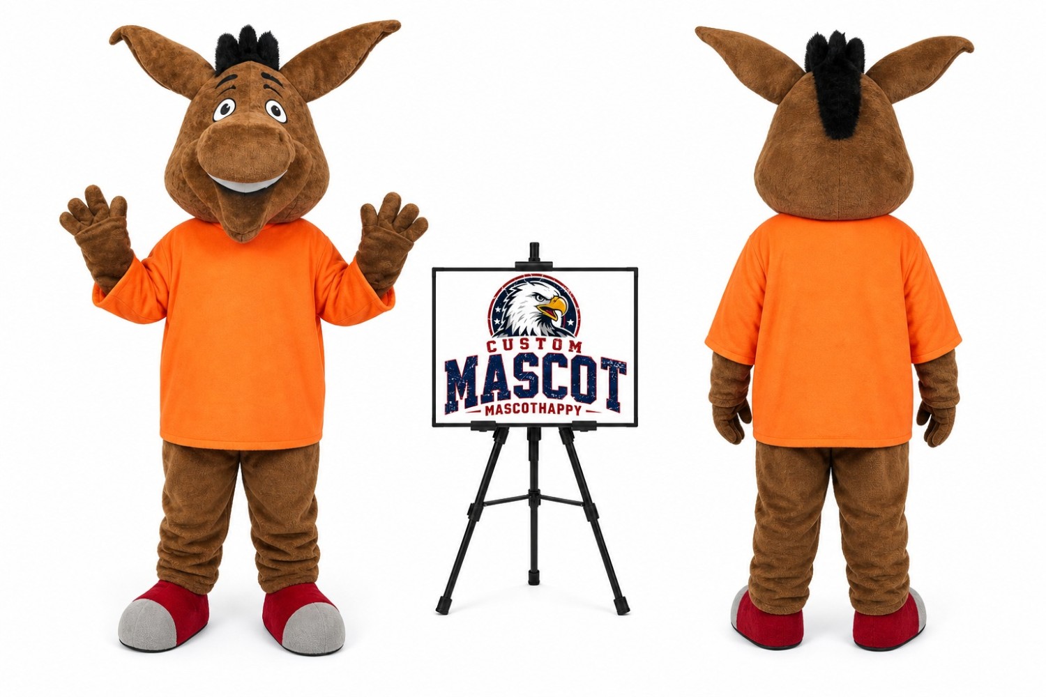 Adult Donkey Mascot Costume