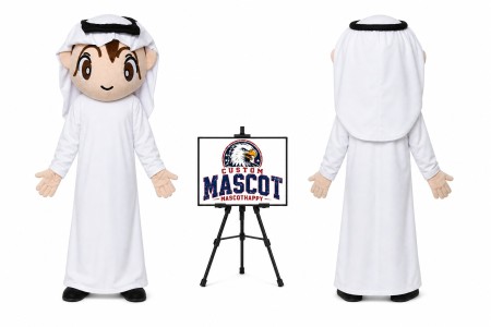 Arab Boy Girl Mascot Costume