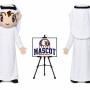 Arab Boy Girl Mascot Costume