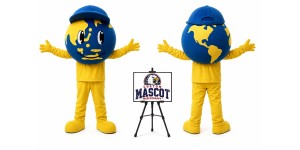 Adult Earth World Mascot Costume Adult Earth World Mascot Costume