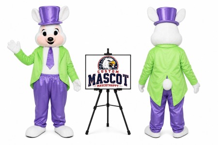Adult Easter Bunny Mascot Costume for Easter Events