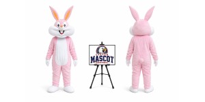 Adult Easter Bunny Rabbit Mascot Costume for Easter Events Adult Easter Bunny Rabbit Mascot Costume for Easter Events