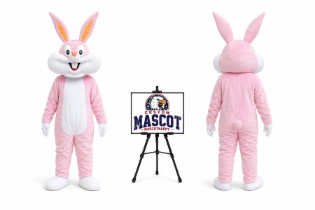 Adult Easter Bunny Rabbit Mascot Costume for Easter Events