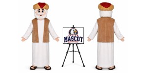 Arab Man Mascot Costume Arab Man Mascot Costume