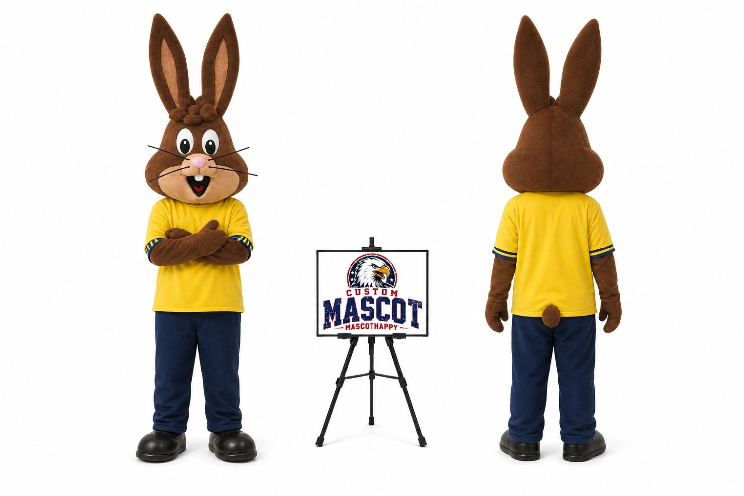 Adult Easter Bunny Rabbit Mascot Costume for Easter Events Adult Easter Bunny Rabbit Mascot Costume for Easter Events
