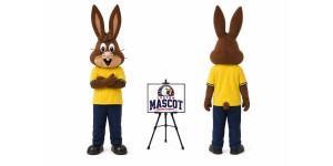 Adult Easter Bunny Rabbit Mascot Costume for Easter Events Adult Easter Bunny Rabbit Mascot Costume for Easter Events