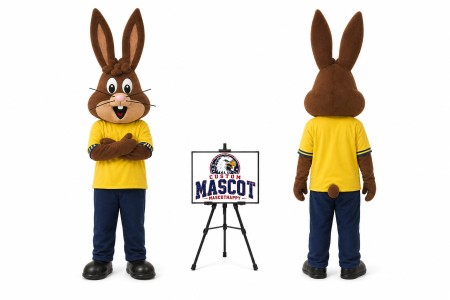 Adult Easter Bunny Rabbit Mascot Costume for Easter Events